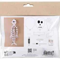 Halloween-påse - Skelett av papper