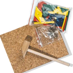Hammare och spik med bräda - Original