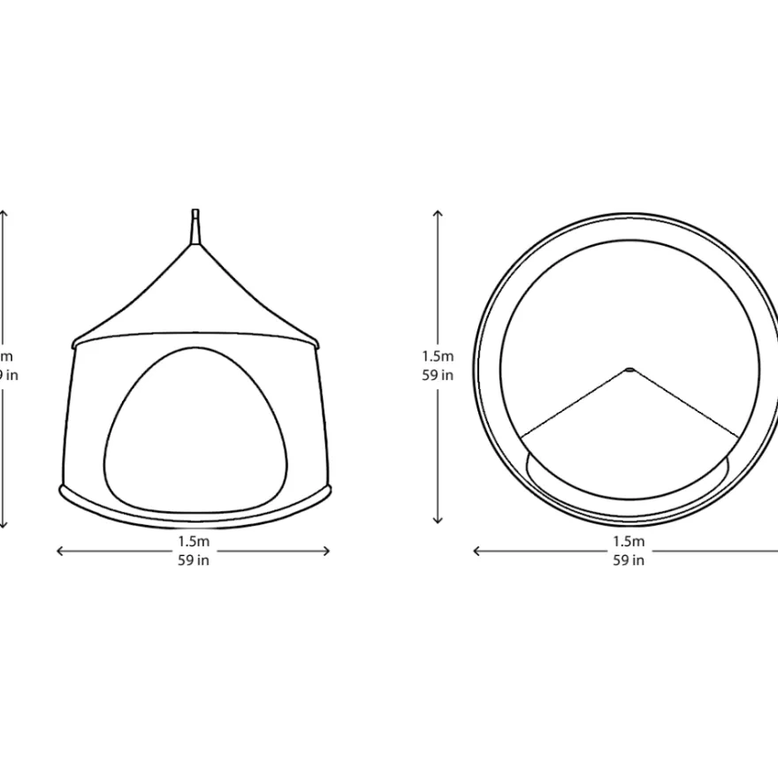 Hänghus Ø150 cm – Earth