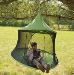 Hänghus med nätsidor Ø150 cm – Grön