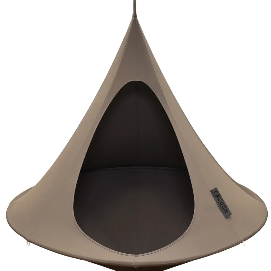 Hängkoja Ø180 cm – Brun