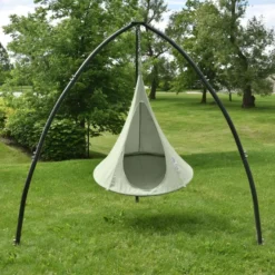 Hängkoja Ø120 cm – Khaki