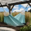 Hängmatta, dubbel (polyester) – Aqua