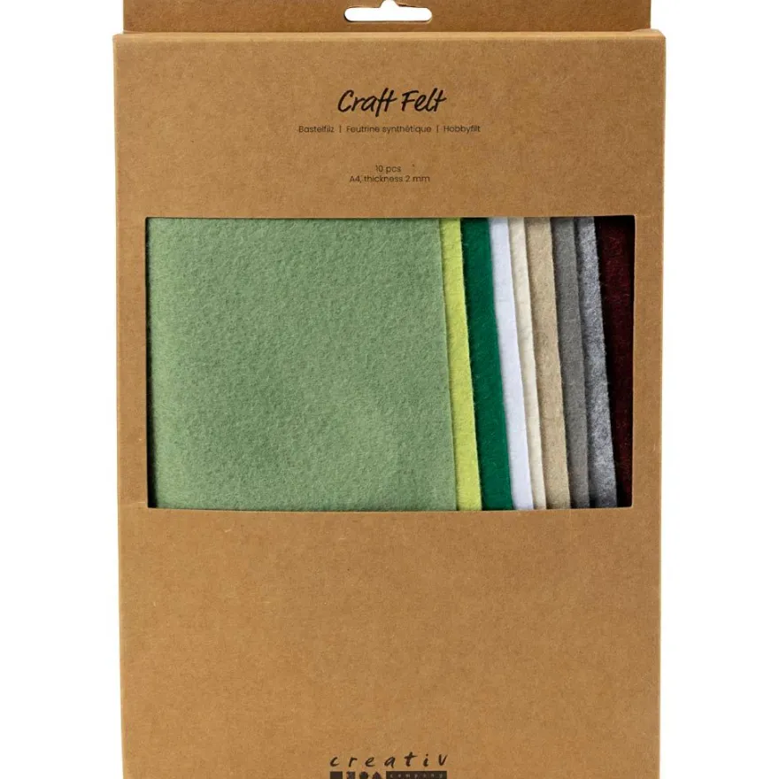 Hobbyfilt A4 - Natur, 10 ark
