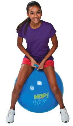 Hoppboll 65 cm blå