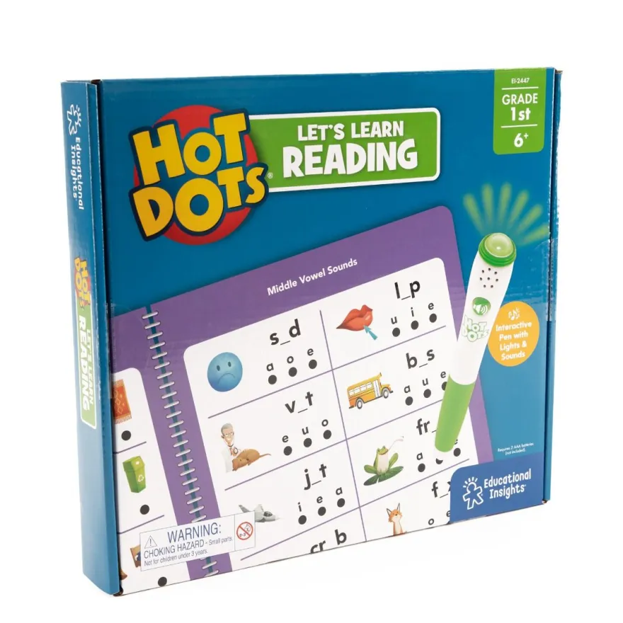 Hot Dots® - Vi lär oss läsa (engelska)