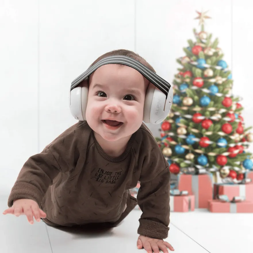 Hörselskydd Muffy Baby 1-3 år - Svart