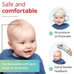 Hörselskydd Muffy Baby 1-3 år - Svart