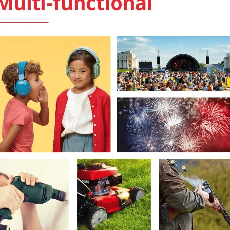 Hörselskydd Muffy Kids 5-12 år - Blå