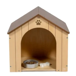 Hundhus inkl. matskål & hundmat