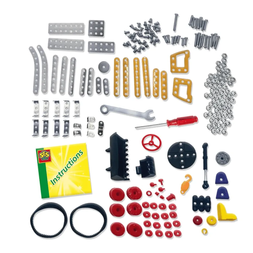 3-i-1 metallbyggsats – Arbetsfordon
