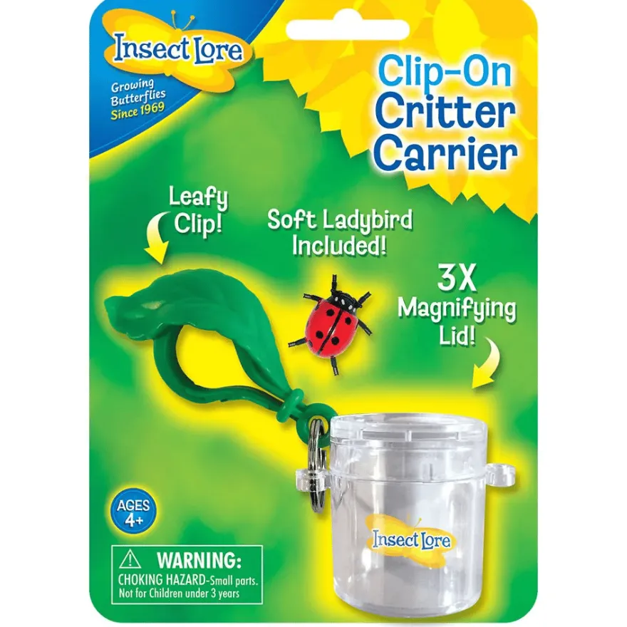 Insektsglas med karbinhake