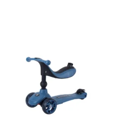 2-i-1 Sparkcykel/Springcykel, Kick'n'Ride, Mörkblå