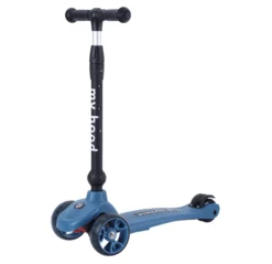 2-i-1 Sparkcykel/Springcykel, Kick'n'Ride, Mörkblå