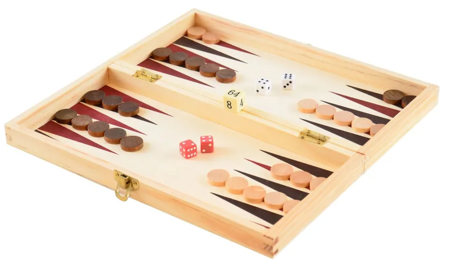 3-i-1 spel - I träväska
