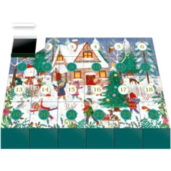 Julkalenderpussel – Julglädje, 500 bitar