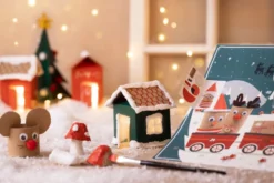 Julkalender, Recycling - Gör ett vinterlandskap