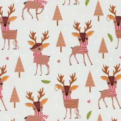 Julklappspapper 50 cm x 5 m - Renar