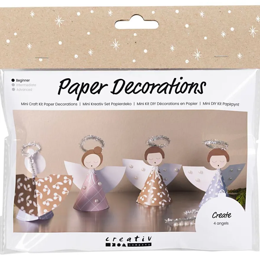 Julpåse - Julänglar av papper