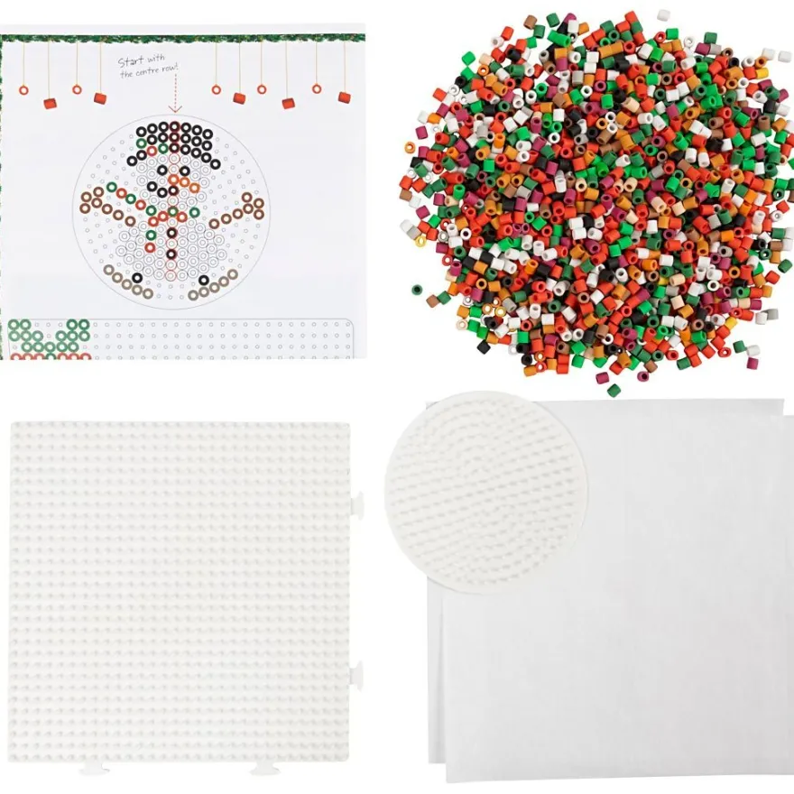 Julpyssel med BioBeads - Snögubbe m.fl.