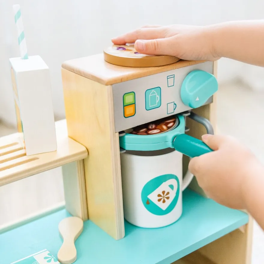 Kaffedisk av trä, 25 delar