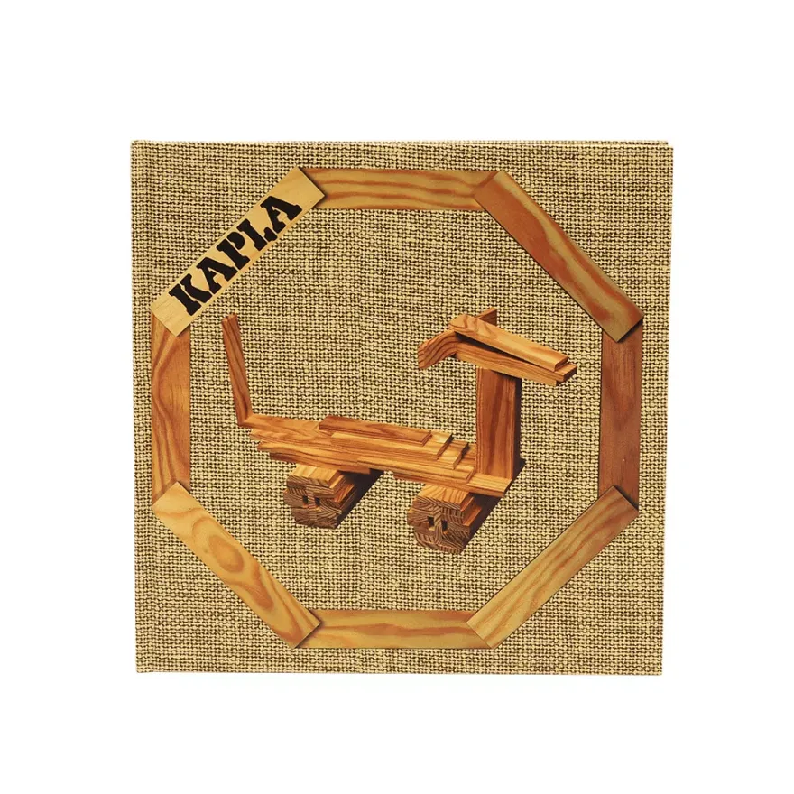 KAPLA inspirationsbok - Beige, Djur (lätt)