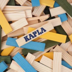 KAPLA-klossar - Blå/Gul/Grön, 120 st.