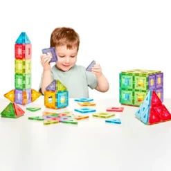 KinderMag Polydron | Transparent | 96 st.
