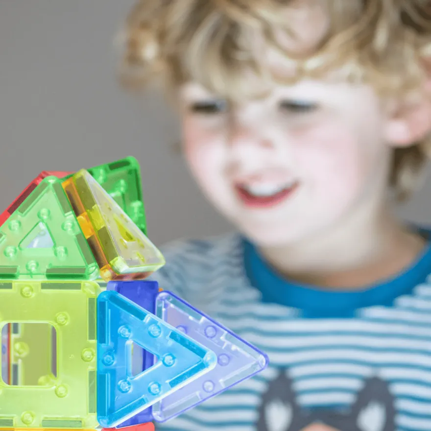 KinderMag Polydron | Transparent | 48 st.