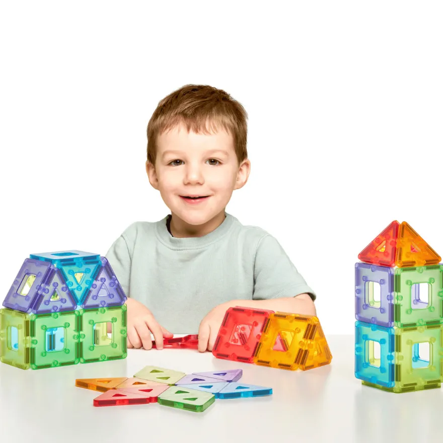 KinderMag Polydron | Transparent | 48 st.