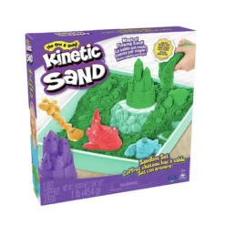 Kinetic Sand® - Sandbox grön, 454 gram