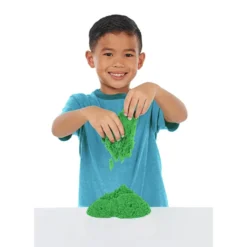 Kinetic Sand® - Sandbox grön, 454 gram