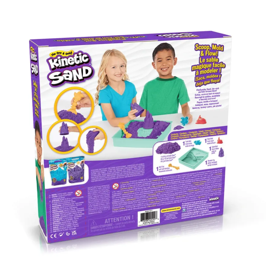 Kinetic Sand® - Sandbox lila, 454 gram