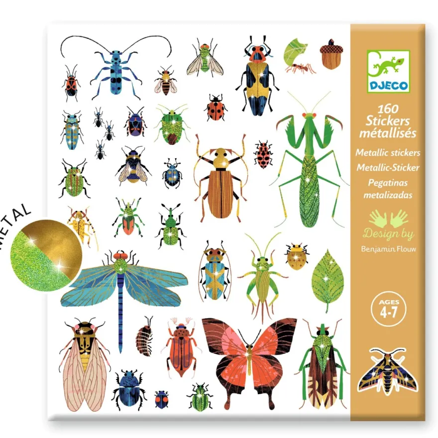 Klistermärken - Insekter, 160 st.