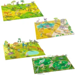 Klistermärkeslek 3D – Djur