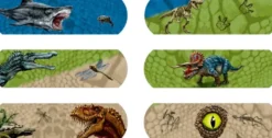 Kompetensplåster - Dinosaurier, 10 st.