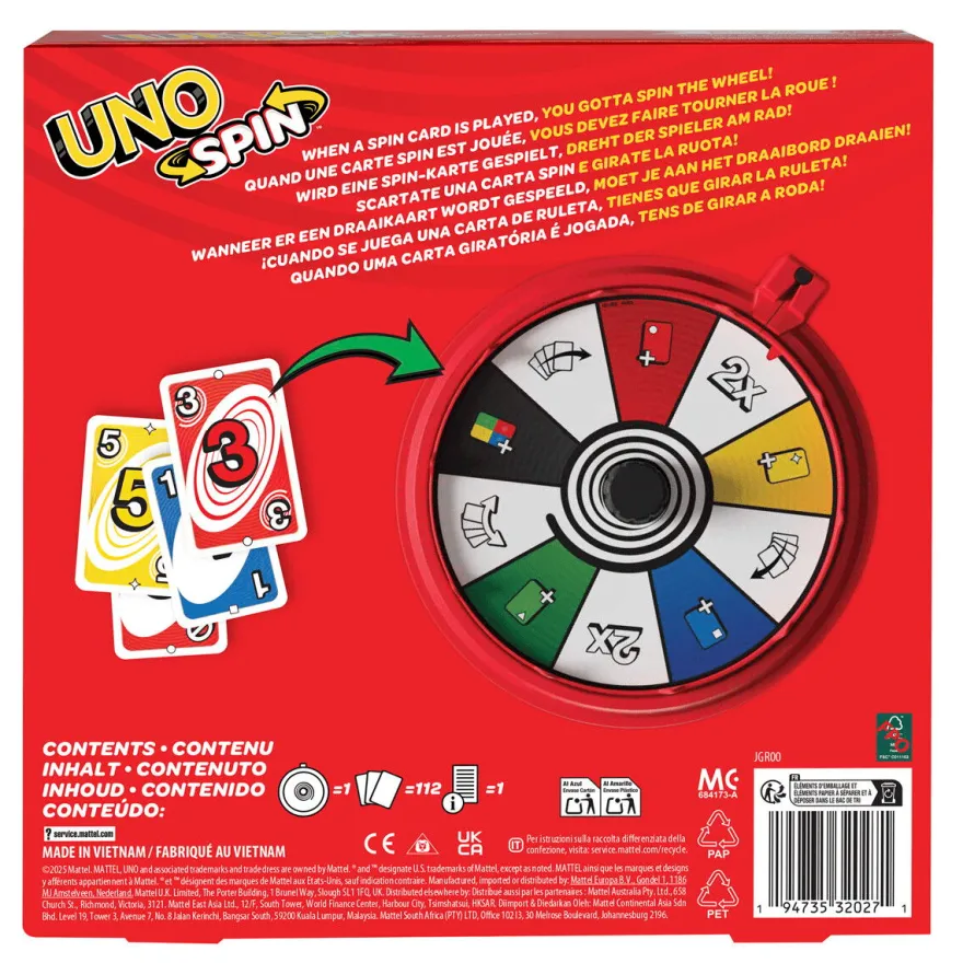 Kortspel – UNO Spin