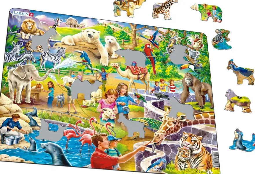 Larsen pussel - Zoo, 48 bitar
