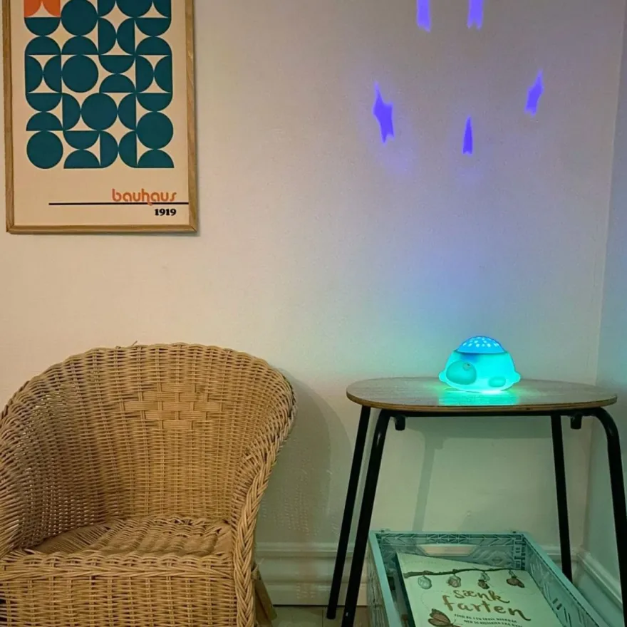 LED-lampa och projektor - Sköldpaddan Tino