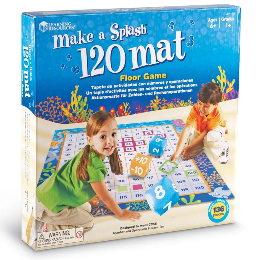 Lekmatta 120 x 140 cm - Lär om matte med kroppen