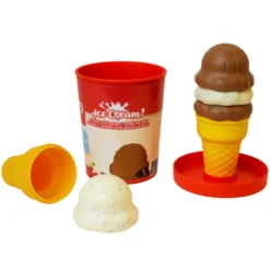 Leksaksglass – Kulglass, vanilj & choklad