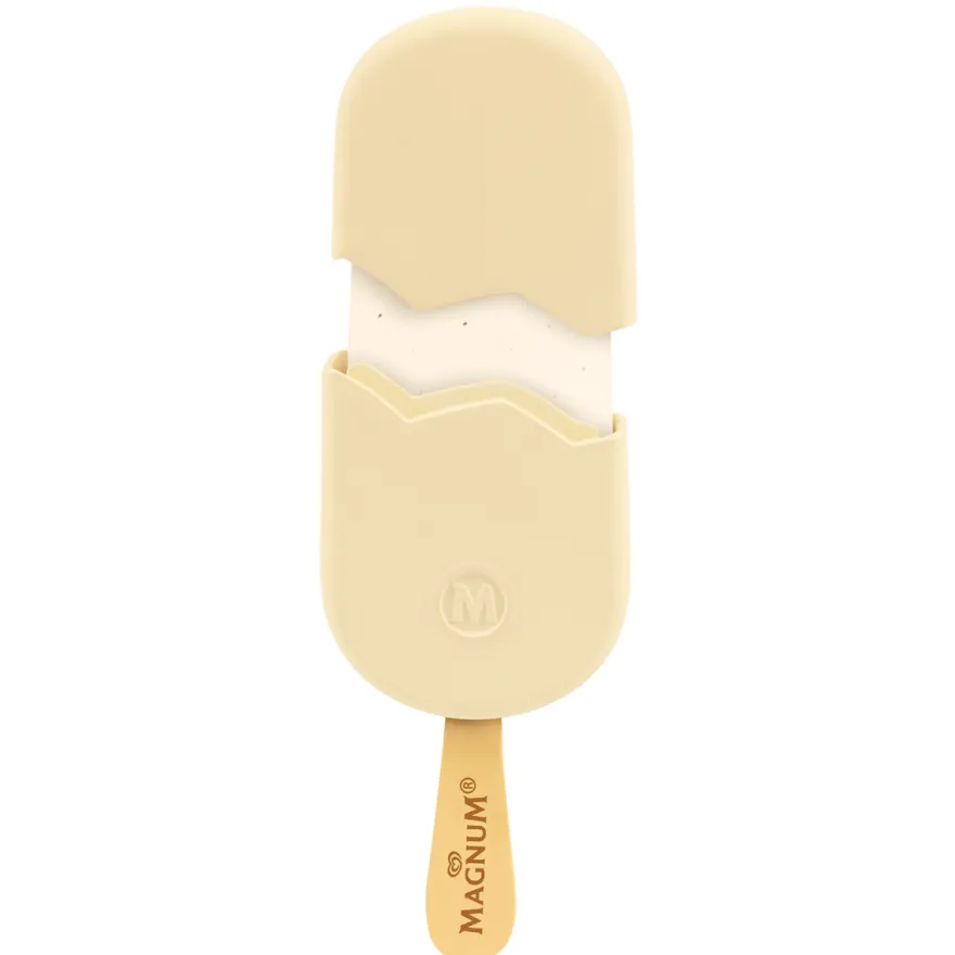 Leksaksglass – Magnum White