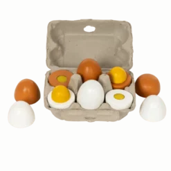Leksaksmat – Ägg i kartong, 6 st.
