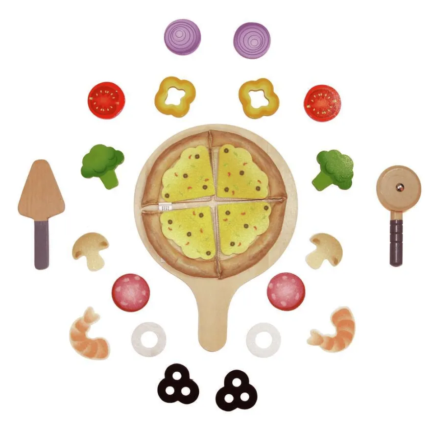 Leksaksmat - Pizza, 29 delar