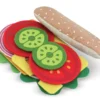 Leksaksmat - Sandwich av filt, 33 delar