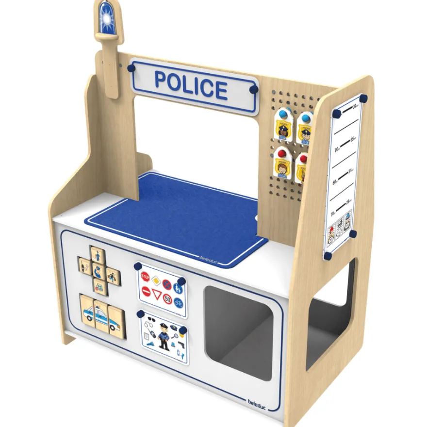 Lekstation 2-i-1 - Brandstation & polisstation