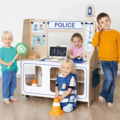 Lekstation 2-i-1 - Brandstation & polisstation