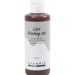 Linoleumfärg 85 ml. - Brun