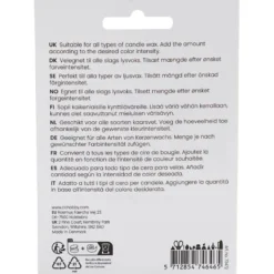 Ljusfärg för ljusstöpning - Gul, 5 g