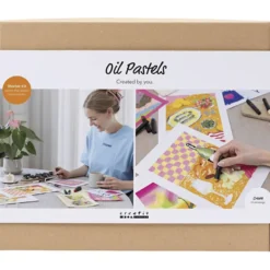 Lärset – oljepastell